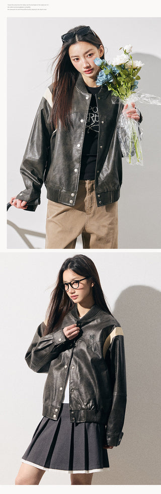 Stitching Baseball Jacket