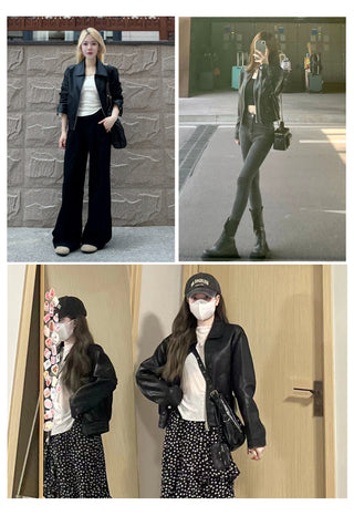 PU Motorcycle Jacket