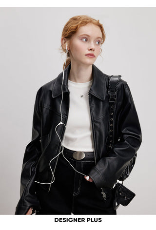 PU Motorcycle Jacket