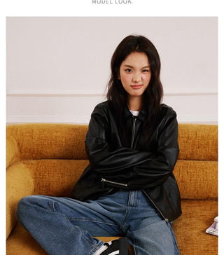 Retro Leather Coat