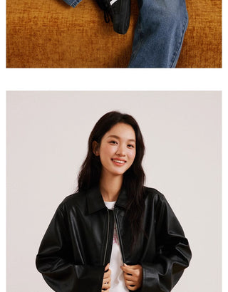 Retro Leather Coat