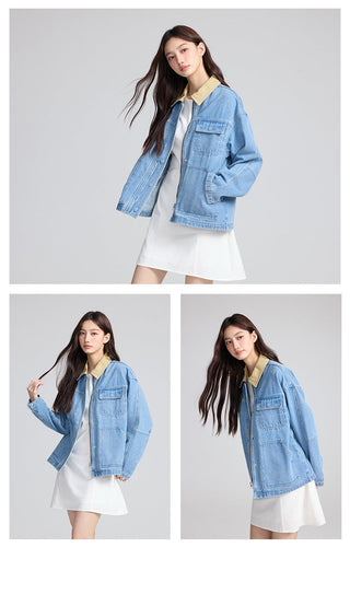 Contrast Denim Jacket