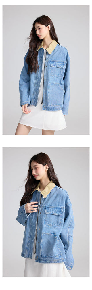 Contrast Denim Jacket