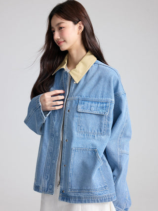 Contrast Denim Jacket