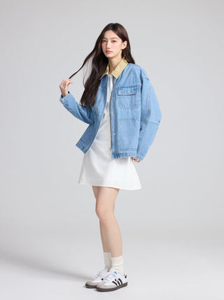 Contrast Denim Jacket