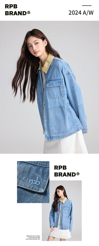 Contrast Denim Jacket