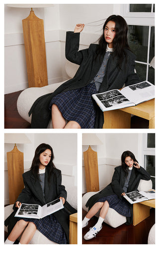 Gray Wool Trench