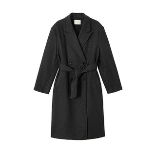 Gray Wool Trench
