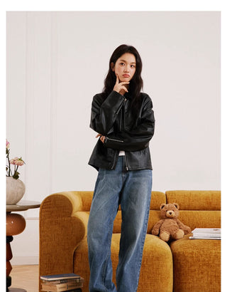 Retro Leather Coat