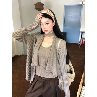 loose knit cardigan