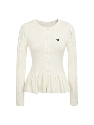 design knit cardigan