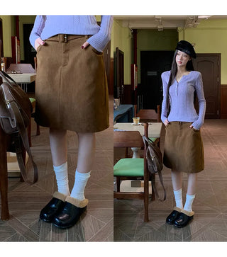 mailard straight skirt