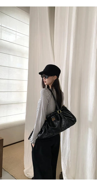 striped two-piece top