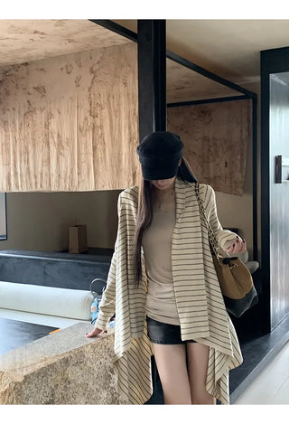 mid-length cardigan