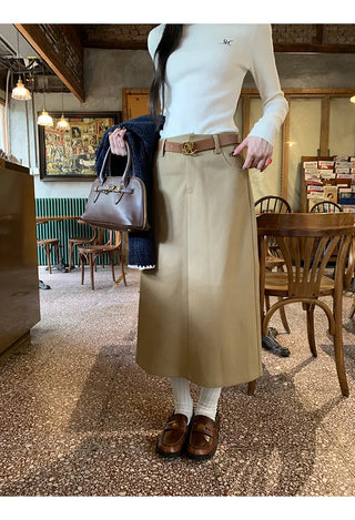 turtleneck knit sweater