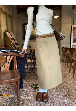 turtleneck knit sweater