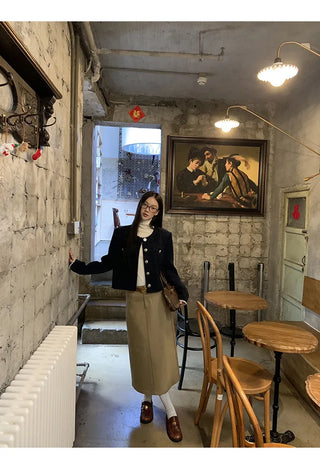 turtleneck knit sweater