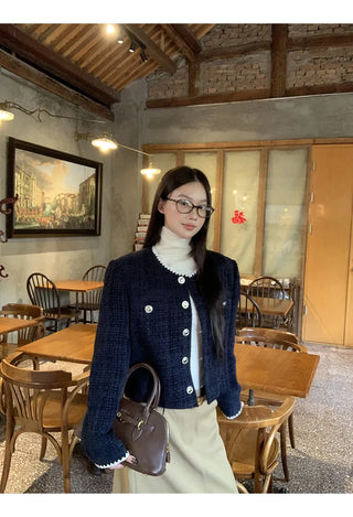 turtleneck knit sweater