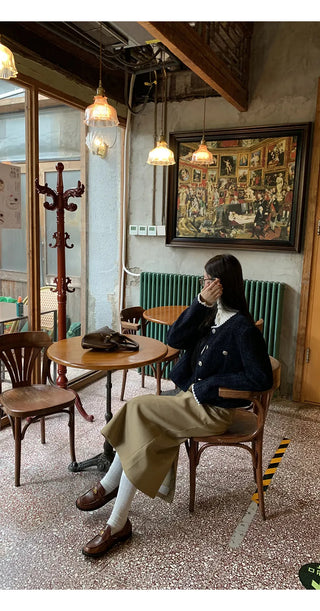 turtleneck knit sweater