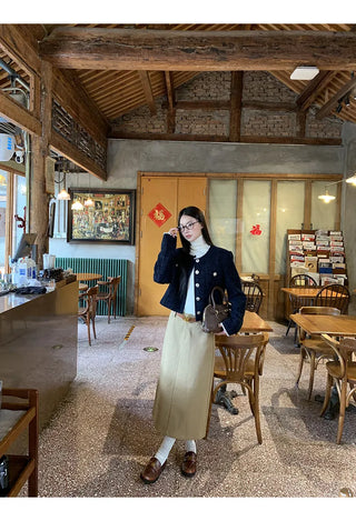 turtleneck knit sweater