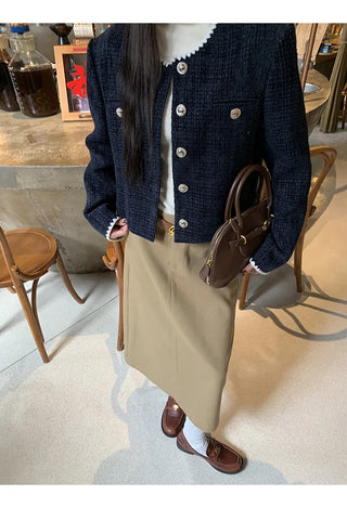 turtleneck knit sweater