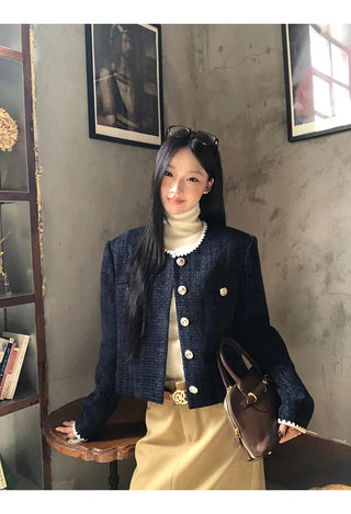 turtleneck knit sweater