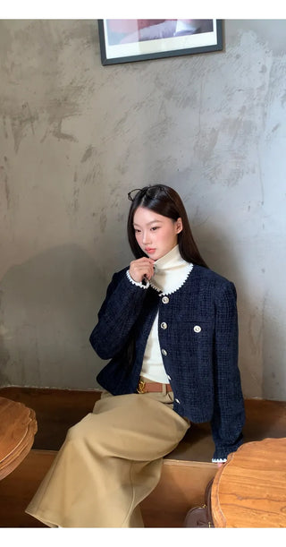 turtleneck knit sweater