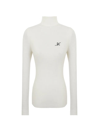 turtleneck knit sweater