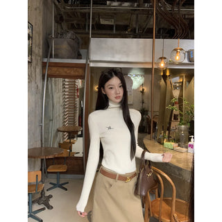 turtleneck knit sweater