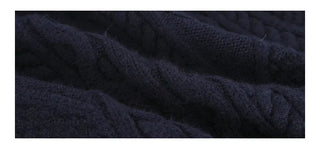 hooded knit cardigan