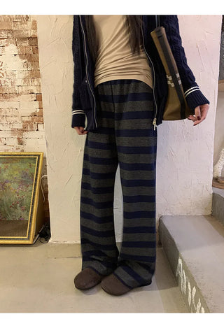 hooded knit cardigan