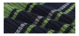 striped cardigan set