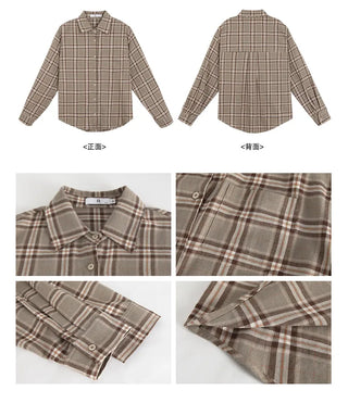 plaid youth shirt