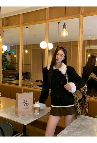 corduroy sheath skirt