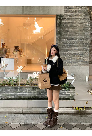 corduroy sheath skirt