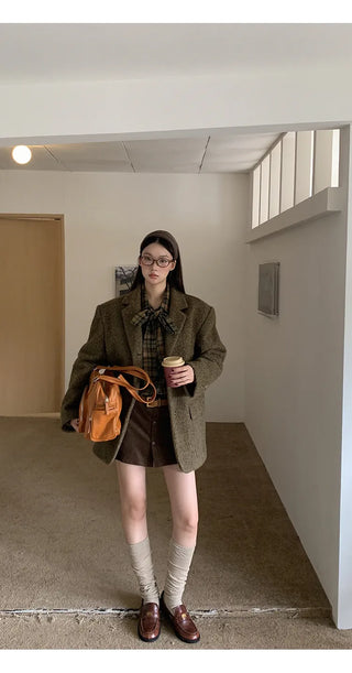 corduroy sheath skirt