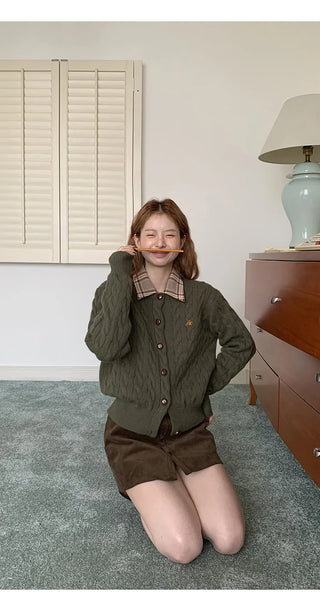 corduroy sheath skirt