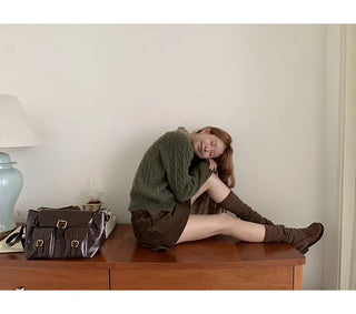 corduroy sheath skirt