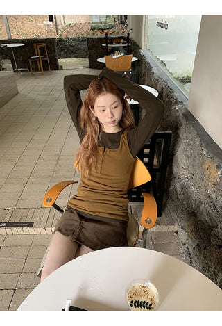 corduroy sheath skirt