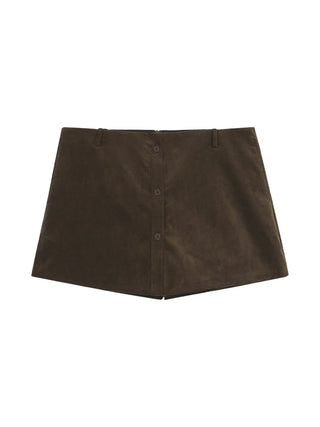 corduroy sheath skirt