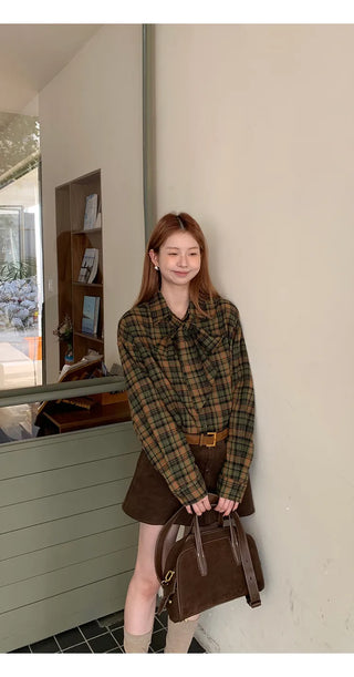 corduroy sheath skirt