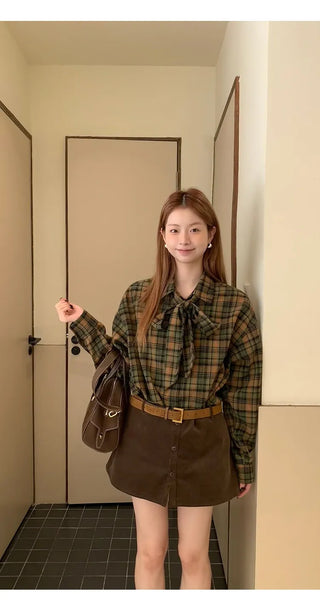 corduroy sheath skirt