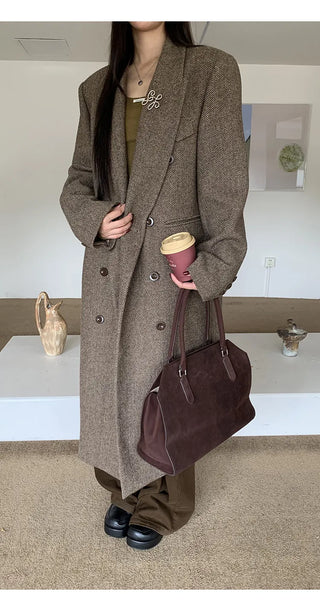 quilted wool coat