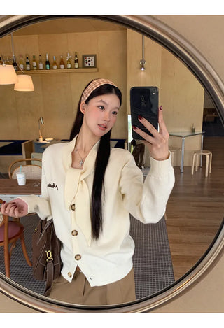 french knit cardigan