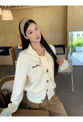 french knit cardigan