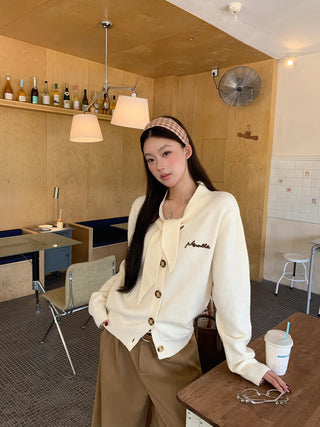 french knit cardigan