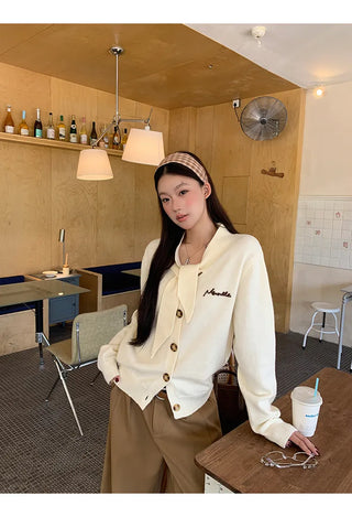 french knit cardigan