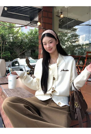 french knit cardigan