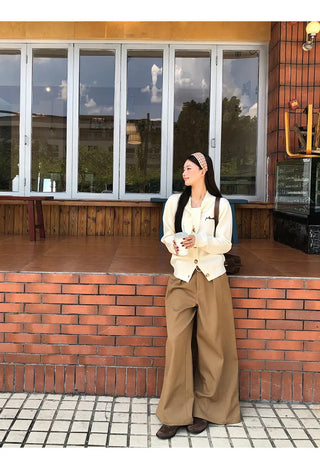 french knit cardigan