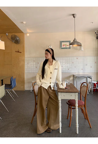 french knit cardigan